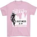 I Need to Go Mountain Biking Funny Cycling Mens T-Shirt Cotton Gildan Light Pink