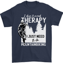 I Need to Go Mountain Biking Funny Cycling Mens T-Shirt Cotton Gildan Navy Blue