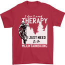 I Need to Go Mountain Biking Funny Cycling Mens T-Shirt Cotton Gildan Red