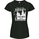 I Need to Go Mountain Biking Funny Cycling Womens Petite Cut T-Shirt Black