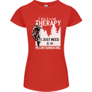 I Need to Go Mountain Biking Funny Cycling Womens Petite Cut T-Shirt Red