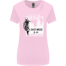 I Need to Go Mountain Biking Funny Cycling Womens Wider Cut T-Shirt Light Pink