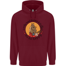 I Only Need Horses and Coffee Equestrian Childrens Kids Hoodie Maroon