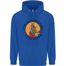 I Only Need Horses and Coffee Equestrian Childrens Kids Hoodie Royal Blue