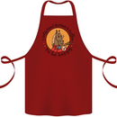 I Only Need Horses and Coffee Equestrian Cotton Apron 100% Organic Maroon