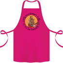 I Only Need Horses and Coffee Equestrian Cotton Apron 100% Organic Pink