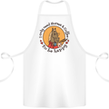 I Only Need Horses and Coffee Equestrian Cotton Apron 100% Organic White