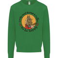 I Only Need Horses and Coffee Equestrian Kids Sweatshirt Jumper Irish Green