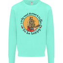I Only Need Horses and Coffee Equestrian Kids Sweatshirt Jumper Peppermint