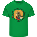 I Only Need Horses and Coffee Equestrian Mens Cotton T-Shirt Tee Top Irish Green