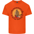 I Only Need Horses and Coffee Equestrian Mens Cotton T-Shirt Tee Top Orange