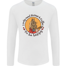I Only Need Horses and Coffee Equestrian Mens Long Sleeve T-Shirt White