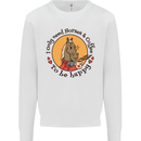 I Only Need Horses and Coffee Equestrian Mens Sweatshirt Jumper White