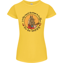 I Only Need Horses and Coffee Equestrian Womens Petite Cut T-Shirt Yellow