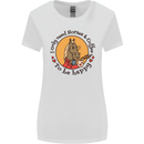 I Only Need Horses and Coffee Equestrian Womens Wider Cut T-Shirt White