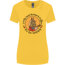 I Only Need Horses and Coffee Equestrian Womens Wider Cut T-Shirt Yellow