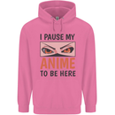 I Paused My Anime To Be Here Funny Childrens Kids Hoodie Azalea