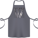 I Play With Knives Funny Chef Cotton Apron 100% Organic Steel