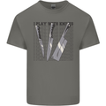 I Play With Knives Funny Chef Kids T-Shirt Childrens Charcoal