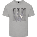 I Play With Knives Funny Chef Kids T-Shirt Childrens Sports Grey
