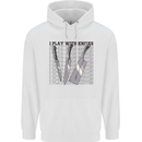I Play With Knives Funny Chef Mens 80% Cotton Hoodie White