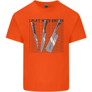 I Play With Knives Funny Chef Mens Cotton T-Shirt Tee Top Orange