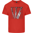 I Play With Knives Funny Chef Mens Cotton T-Shirt Tee Top Red