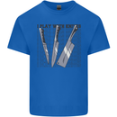 I Play With Knives Funny Chef Mens Cotton T-Shirt Tee Top Royal Blue