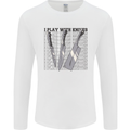 I Play With Knives Funny Chef Mens Long Sleeve T-Shirt White