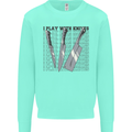 I Play With Knives Funny Chef Mens Sweatshirt Jumper Peppermint