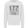 I Play With Knives Funny Chef Mens Sweatshirt Jumper White