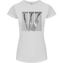 I Play With Knives Funny Chef Womens Petite Cut T-Shirt White