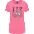 I Play With Knives Funny Chef Womens Wider Cut T-Shirt Azalea