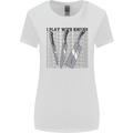 I Play With Knives Funny Chef Womens Wider Cut T-Shirt White