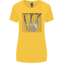 I Play With Knives Funny Chef Womens Wider Cut T-Shirt Yellow