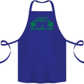 I Put the DD in St. Paddy's Day Funny Boobs Cotton Apron 100% Organic Royal Blue