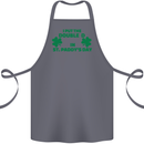 I Put the DD in St. Paddy's Day Funny Boobs Cotton Apron 100% Organic Steel