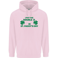 I Put the DD in St. Paddy's Day Funny Boobs Mens 80% Cotton Hoodie Light Pink