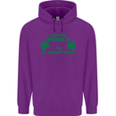 I Put the DD in St. Paddy's Day Funny Boobs Mens 80% Cotton Hoodie Purple