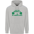 I Put the DD in St. Paddy's Day Funny Boobs Mens 80% Cotton Hoodie Sports Grey
