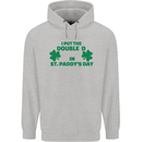 I Put the DD in St. Paddy's Day Funny Boobs Mens 80% Cotton Hoodie Sports Grey