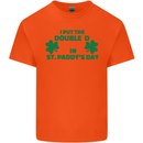 I Put the DD in St. Paddy's Day Funny Boobs Mens Cotton T-Shirt Tee Top Orange