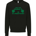 I Put the DD in St. Paddy's Day Funny Boobs Mens Sweatshirt Jumper Black
