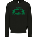 I Put the DD in St. Paddy's Day Funny Boobs Mens Sweatshirt Jumper Black