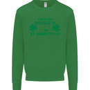 I Put the DD in St. Paddy's Day Funny Boobs Mens Sweatshirt Jumper Irish Green