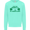 I Put the DD in St. Paddy's Day Funny Boobs Mens Sweatshirt Jumper Peppermint