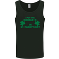 I Put the DD in St. Paddy's Day Funny Boobs Mens Vest Tank Top Black