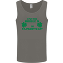 I Put the DD in St. Paddy's Day Funny Boobs Mens Vest Tank Top Charcoal