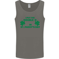 I Put the DD in St. Paddy's Day Funny Boobs Mens Vest Tank Top Charcoal
