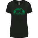 I Put the DD in St. Paddy's Day Funny Boobs Womens Wider Cut T-Shirt Black